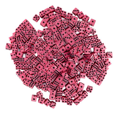 4 Paquete De 2-6 Dados Para Juegos 100x 0,8 × 0,8 × 0,8 Cm
