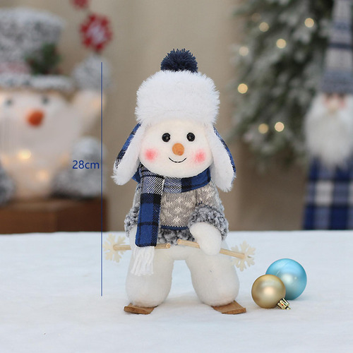 Muñeco De Nieve De Navidad Con Sombrero, Muñeca Estilo C