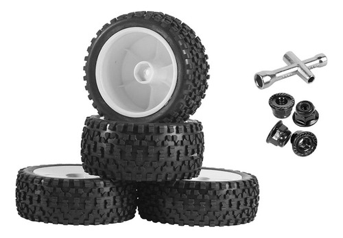 Neumáticos Delanteros Traseros Compatible Con Buggy 1/10
