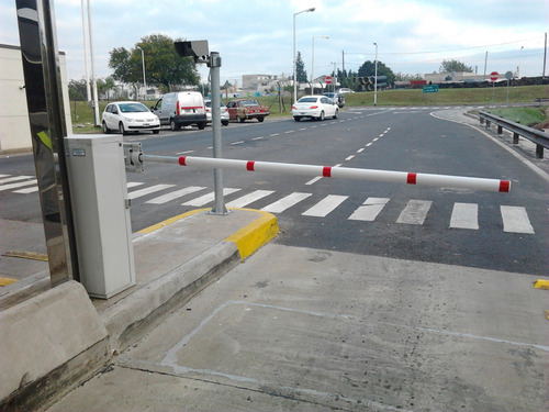 Barrera De Estacionamiento Parking Blanco