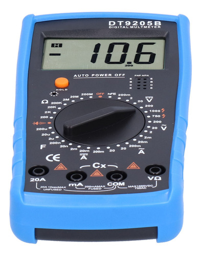 Medidor De Voltaje Y Corriente Dt9205b, Mini Multímetro Digi