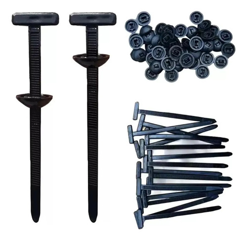 Hebilla Universal De Nailon Para Atar Cables, 100 Piezas