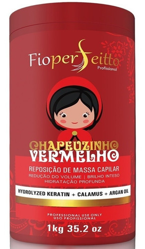 Imagem 3 de 7 de Kit Progressiva Tradicional + Btx Vermelho Fioperfeitto 1kg