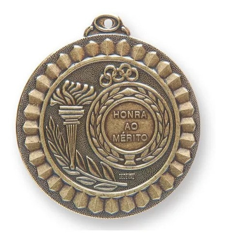 50 Peças Medalha 45mm Com Fita - Ouro/prata/bronze