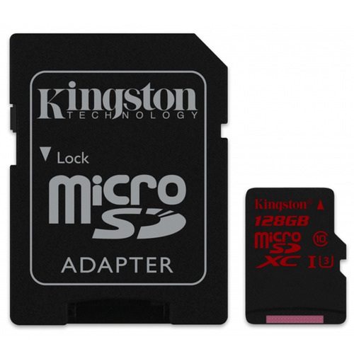 Memoria Micro Sd Xc 128gb Kingston Cl 10 C/adapt Sdca3/128gb