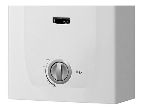 Calefón Longvie Tiro Natural 14 Litros Cn114ss Gn Color Blanco