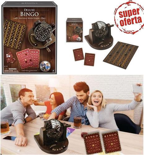 Imagen 1 de 2 de Bingo Collection Deluxe  Juego Familiar 90 Bolas 