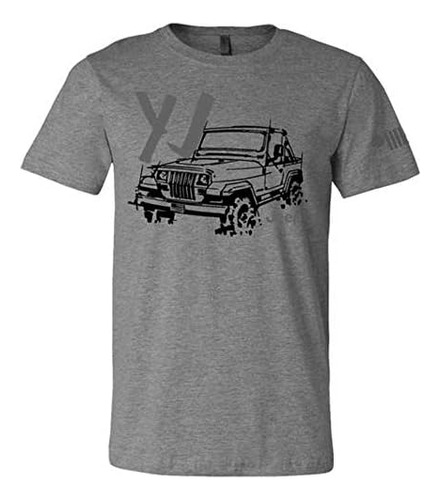 Jeep® Wrangler Yj - Camiseta Gris Triblend, Nuestra Camiseta