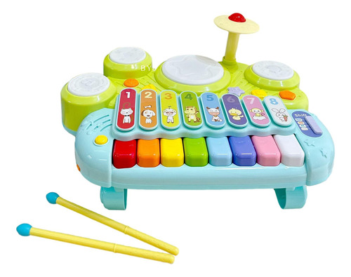 Juguete Musical Para Bebé 3 En 1, Instrumentos Musicales,