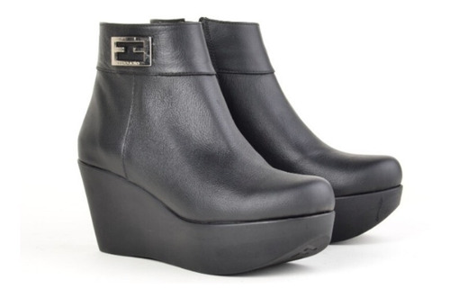 Imagen 4 de 9 de Botas Botitas De Mujer Botinetas De Cuero Rennes - Ferraro