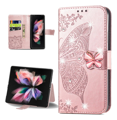 Ccsmall Para Samsung Galaxy Z Fold5 Funda Tipo Billetera Y Z