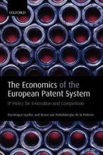 Libro The Economics Of The European Patent System : Ip Po...