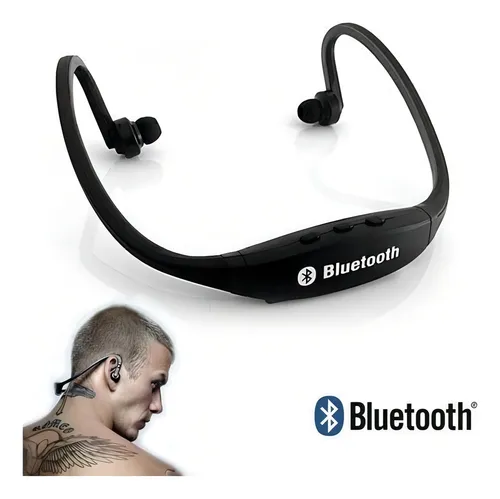 Auriculares Vincha Bluetooth Sport Manos Libres Color Negro