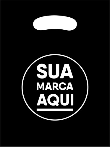 Sacolas Plásticas Personalizadas 20x30 / 500 Un Promoção