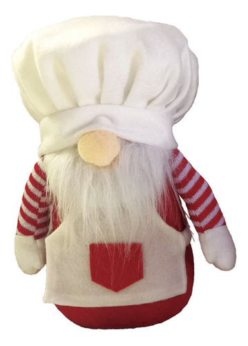 Muñeco Navideño Sin Rostro, Muñeco De Peluche Chef Gnome