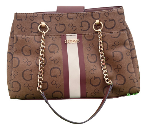 Bolsa Guess Hg943206 Cocoa Satchel