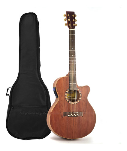 Guitarra Electroacustica Gracia 345 Eq Prener Afinador Funda