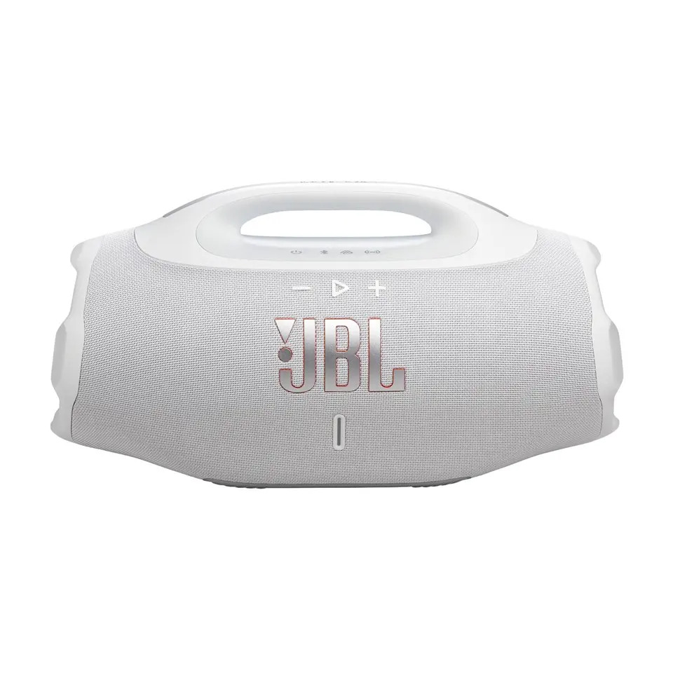 Foto do produto: Alto-falante JBL BOOMBOX 4 JBLBOOMBOX4BLKAM portátil com bluetooth waterproof branco Bom (Recondicionado)
