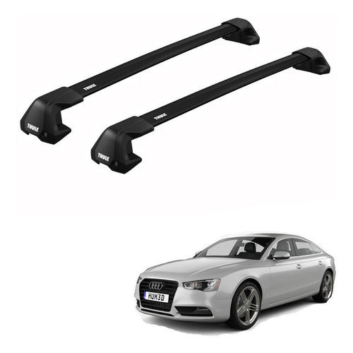 Rack Bagageiro Thule Evo Edge Audi A5 Sportback 09 Á 2017  