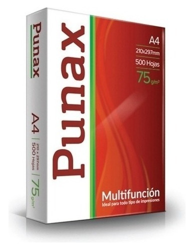 Hojas A4 Punax 75g/m X 10 Unidades Super Oferta!!