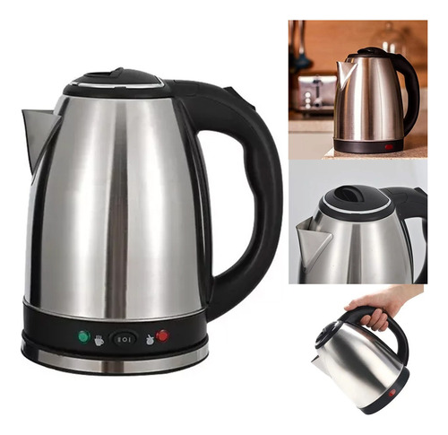 Jarra Elétrica Chaleira Inox 2l Função P/ Café Chá Chimarrão