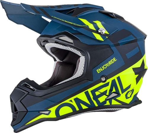 Casco Para Moto O'neal 2 Srs Spyde Talla L Color Negro