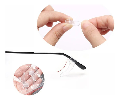 Soporte Para Gafas Antideslizante Oreja Gancho Sujetador 