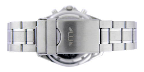 Imagen 3 de 10 de Reloj Montreal Hombre Ml1458 100% Acero Inox. Multifunción