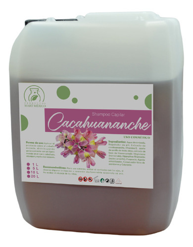  Shampoo De Cacahuananche 20 Litros