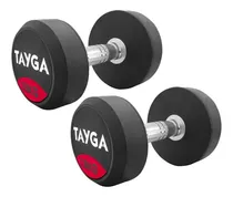 Comprar Par Pesas Mancuernas Caucho Redonda 7.5 Kg C\u002Fu Tayga Gym 