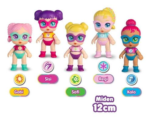 Super Cute Mini Little Babies. 12cm Bebes Superheroínas Mpuy