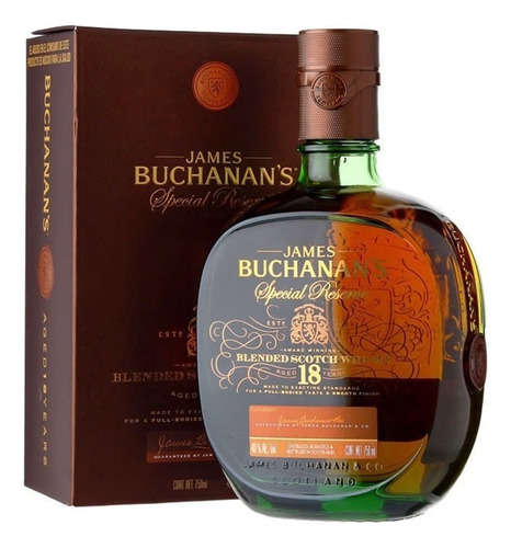 Whisky Buchanan's 18 Años 750cc