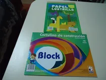 Comprar Pack  2 Juegos  Blocks  Uno De  Cartulina Y Uno De Lustrillo