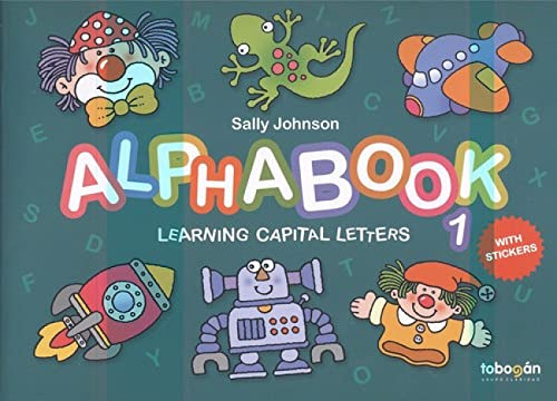 Libro Alphabook 1 - Learning Capital Letters With Stickers, De Johnson, Sally. Editorial Grupo Claridad, Tapa Blanda En Inglés Internacional, 2018