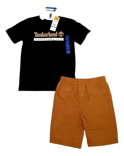 comprar Set Timberland  Niños  Short Y Playera 