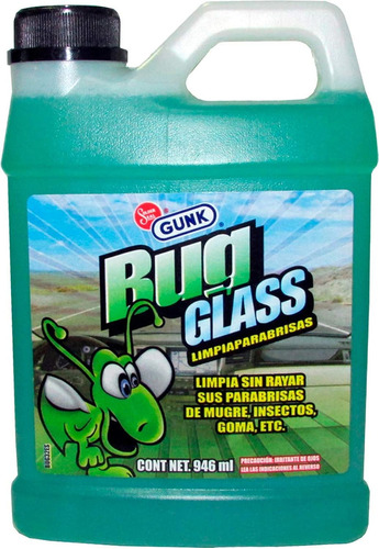 Gunk Oficial Limpia Parabrisas Bug32 946 Ml