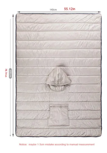Saco De Dormir, Manta Con Capucha, Ligera, Hi Suyi