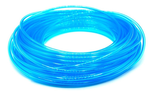 Manguera/tubing Para Aire 6mm Azul Traslúcido 25mts