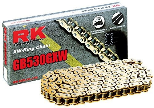 Rk Cadena Gb530gxw-150 Racing, Acabado Dorado 160-links Ultr