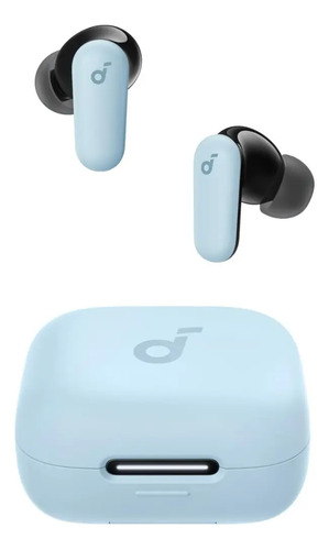 Fone de Ouvido Bluetooth 5.4 soundcore P30i da Anker, Cancelamento de Ruído Adaptativo, Graves Poderosos, 45H de Reprodução, Estojo 2-em-1 com Suporte para Celular, IP54, Fone sem fio TWS, Azul