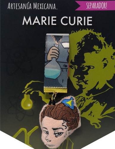 Llavero Dkh, Marie Curie De Listón Con Peluche