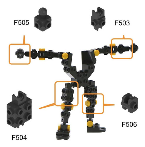 Mybuild Bricks Bloques De Construcción De Juguetes Robot Mec