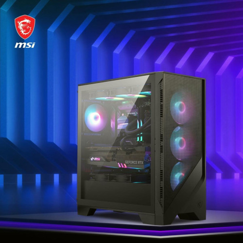 Msi Gabinete Mag Forge 320r Airflow Con Ventana Rgb,