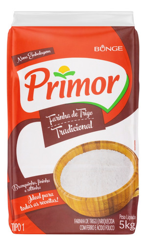 Farinha Primor  de trigo 5 kg