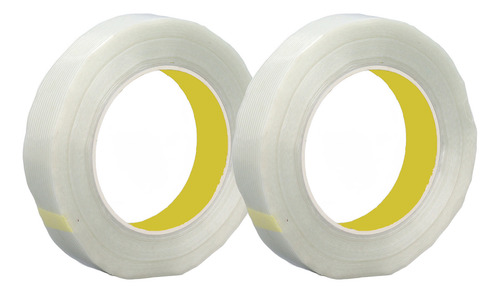 Cinta Autoadhesiva, 2 Rollos De Fibra De Vidrio, 25 Mm De An
