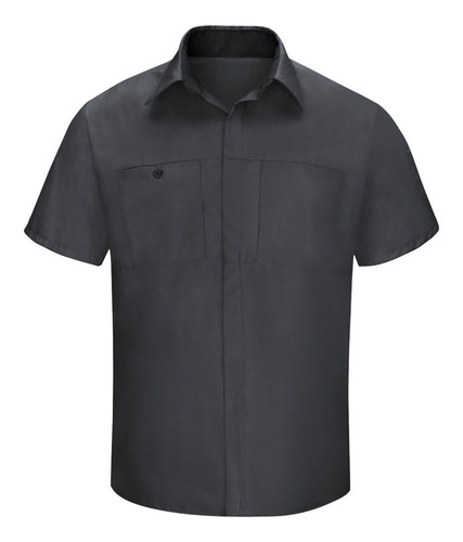 Imagen 3 de 9 de Red Kap Sy42 Camisa Manga Corta Mecánico Repelente Aceite