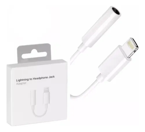 Adaptador Lightning Para iPhone iPad A Jack 3.5mm Audifono