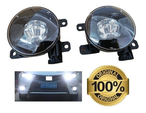 Par Faros Auxiliares Original Negro Led Fiat Sport 2014