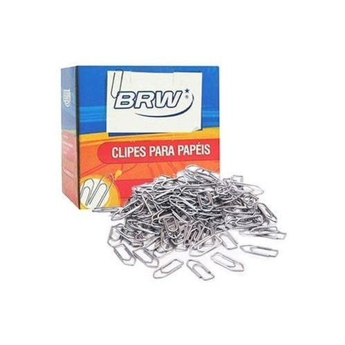 Clips De Papel Galvanizado Nº 0.0 Brw Caixa Com 100un