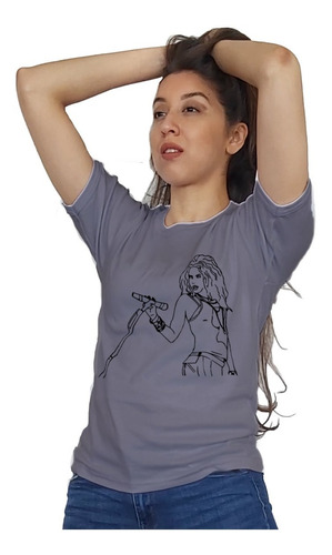 Polera Shakira Diseño Exclusivo